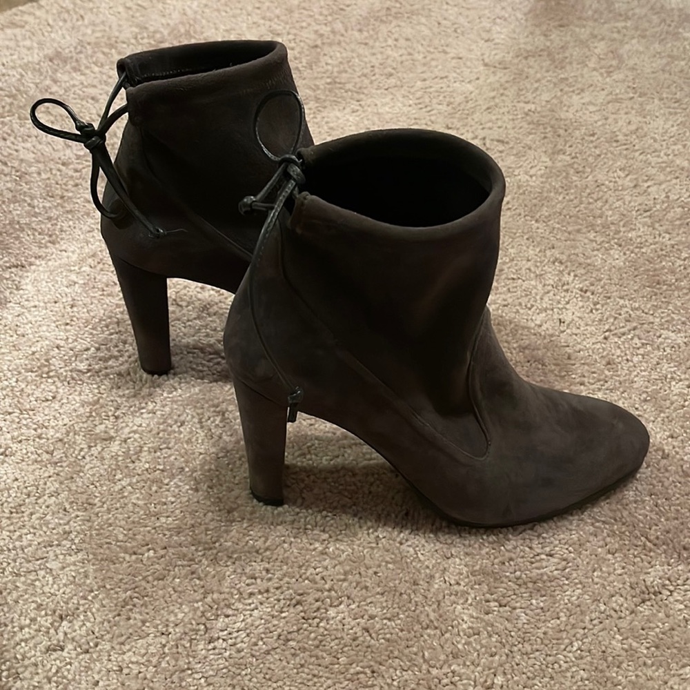 Stuart Wietzman suede booties
